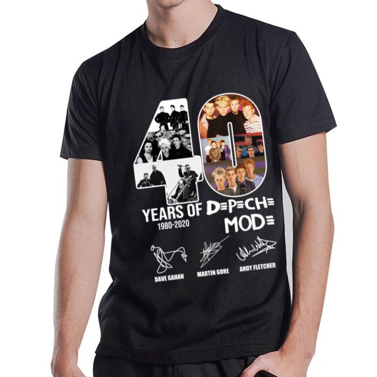 40 Years Of Depeche Mode T-Shirt