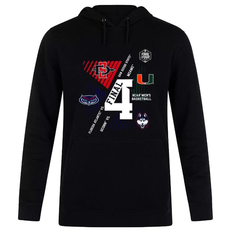 4 Teams 2023 Final Four Final Group Logo Hoodie