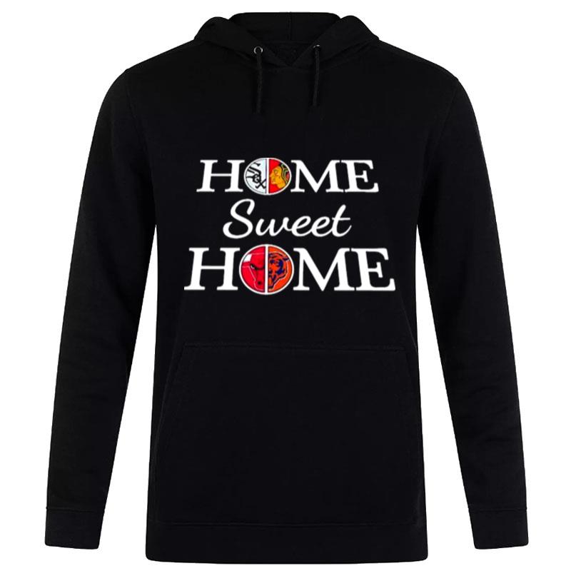 4 Teams Chicago Ws Blh B Bl Home Sweet Home Hoodie