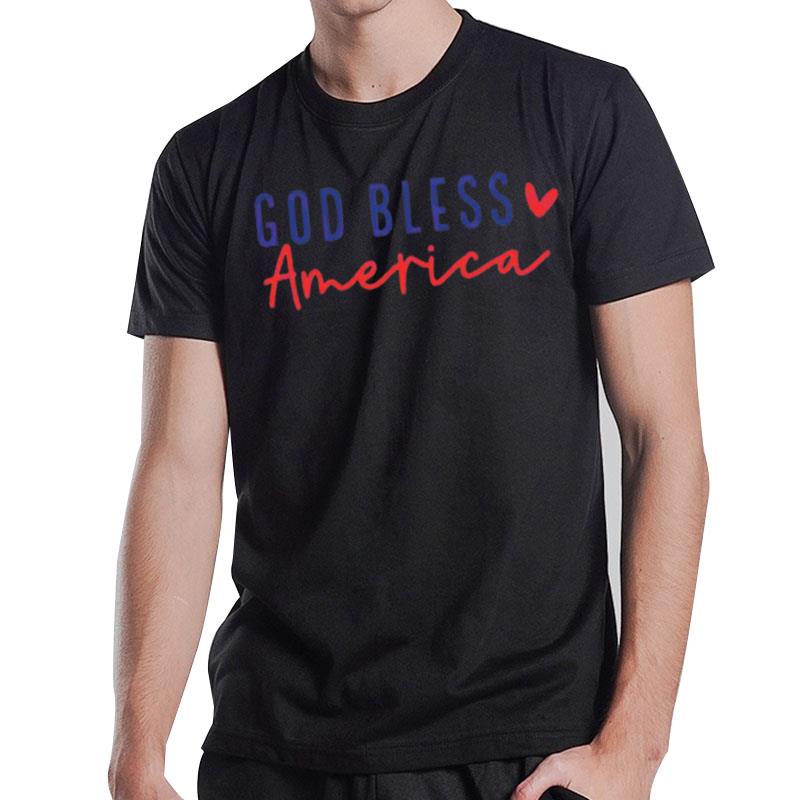 4Th Of July God Bless America T-Shirt