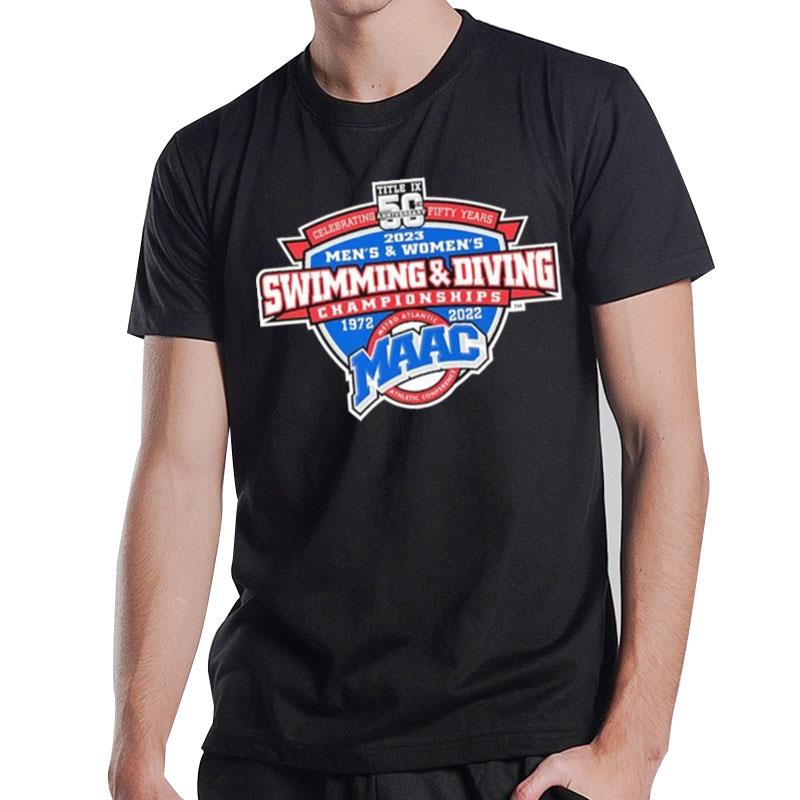 50Th Anniversary Maac Swimming & Diving Championship 2023 T-Shirt