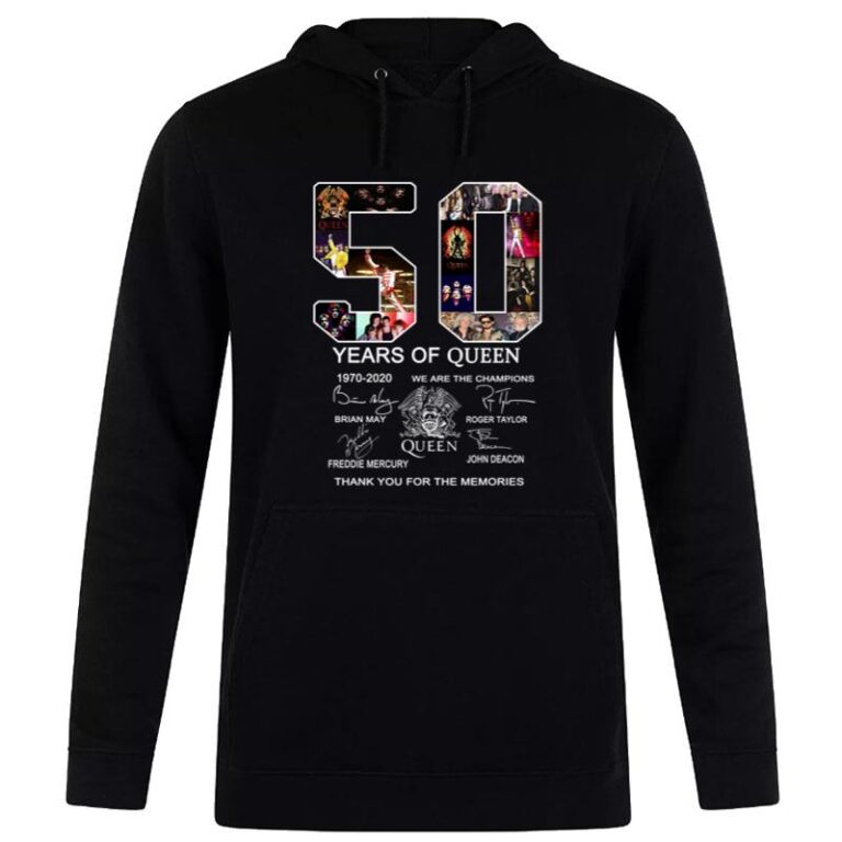 50 Years Of Queen We Are The Champions Signature Hoodie