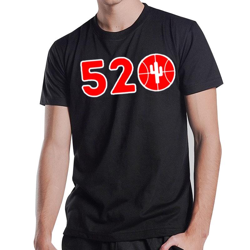 520 Area Code Arizona Basketball T-Shirt