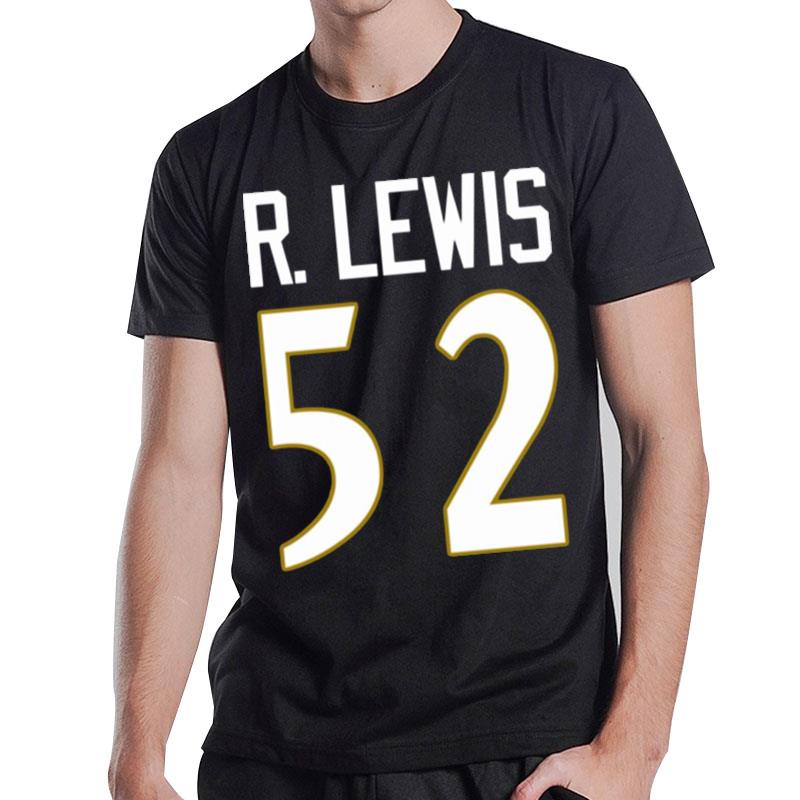 52 Goat Ray Lewis Ravens T-Shirt