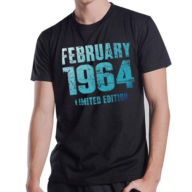 59. Birthday Man 59 Years February 1964 T-Shirt