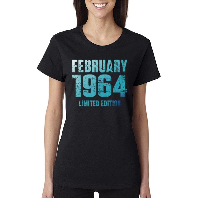 59. Birthday Man 59 Years February 1964 Women T-Shirt