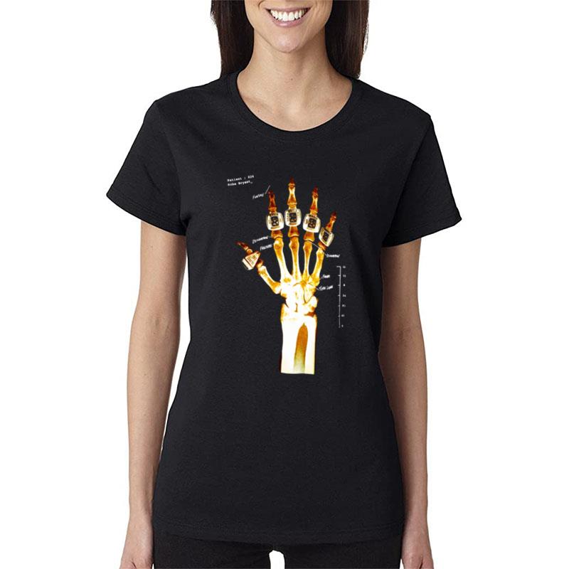 5 Rings Skeleton Kobe Bryant Women T-Shirt