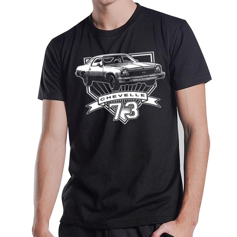 73' Retro Car 1973 Chevelle Artwork T-Shirt