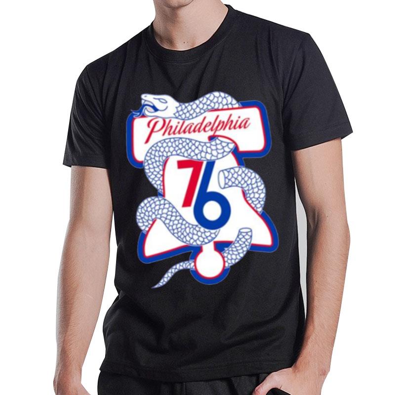 76Ers City Philadelphia 76Ers Basketball T-Shirt