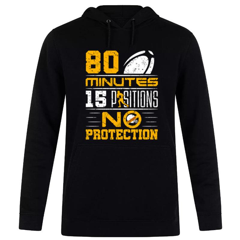 80 Minutes 15 Positions No Protection Rugby Hoodie