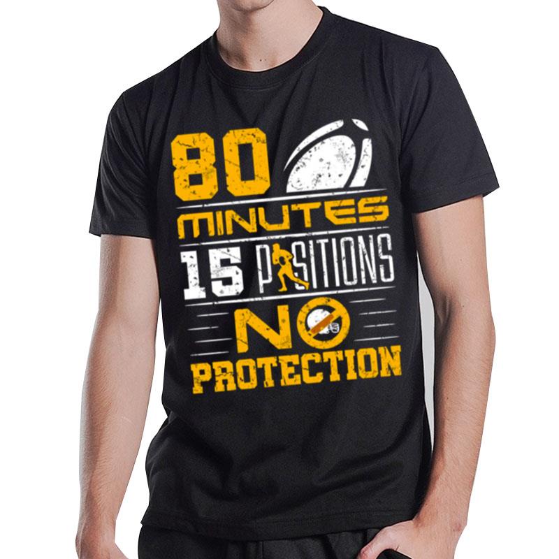 80 Minutes 15 Positions No Protection Rugby T-Shirt