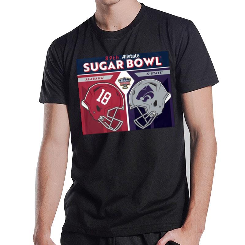 89Th Sugar Bowl Alabama Vs K State Matchup 2022 23 T-Shirt