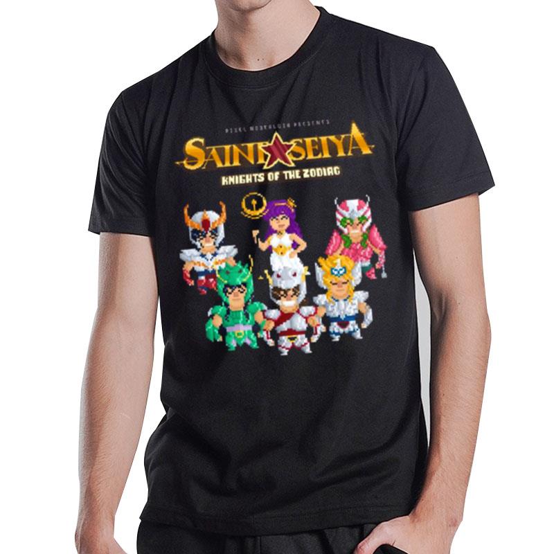 8 Bit Pixel Anime Nostalgic Saint Seiya 90S T-Shirt