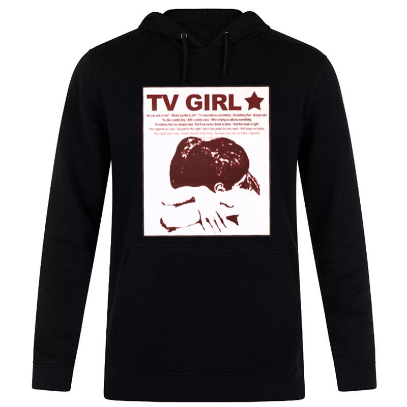 90S Album Cover Lovers Rock Tv Girl Hoodie