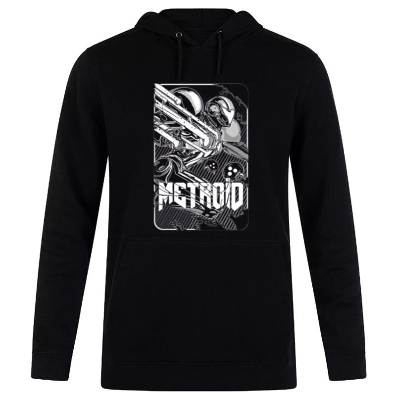 90S Game Art Super Metroid Hoodie