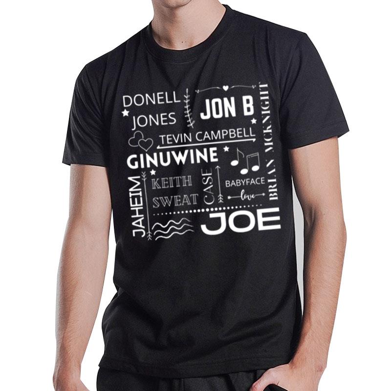 90S R And B Black Male Singing Icons Ginuwine T-Shirt