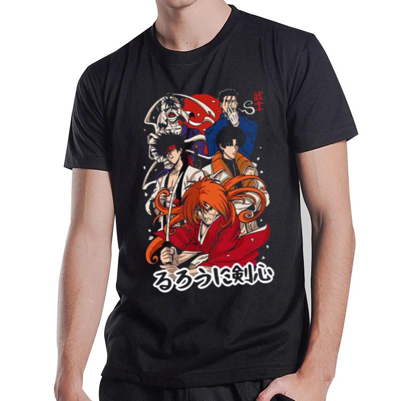 90S Rurouni Kenshin Retro Vintage Anime Ar T-Shirt