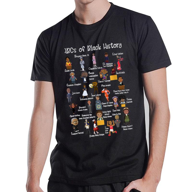 ABCs of Black History Month Original Black History T-Shirt