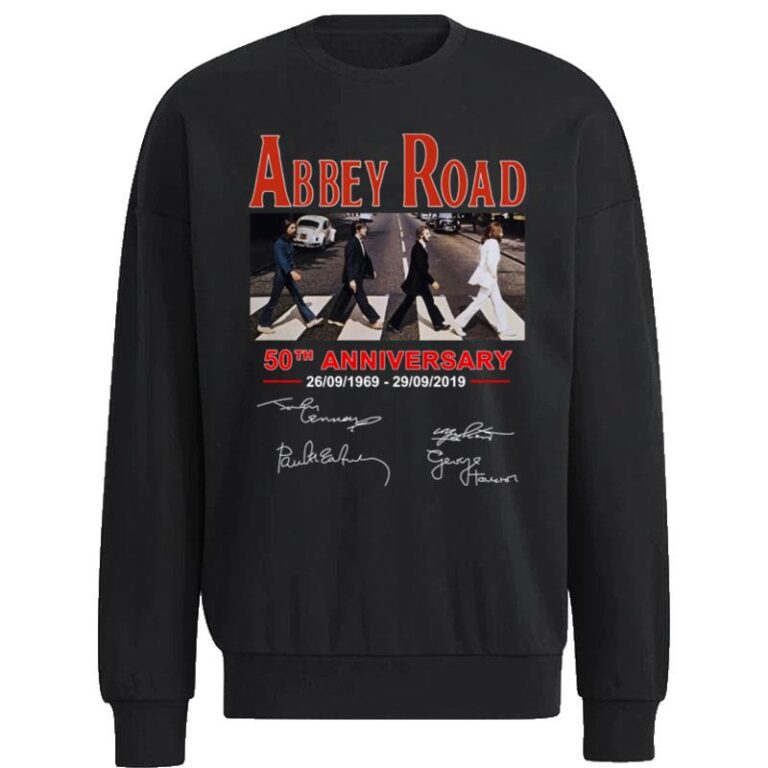 Abbey Road The Beatles 50Th Anniversary Signature Sweatshirt