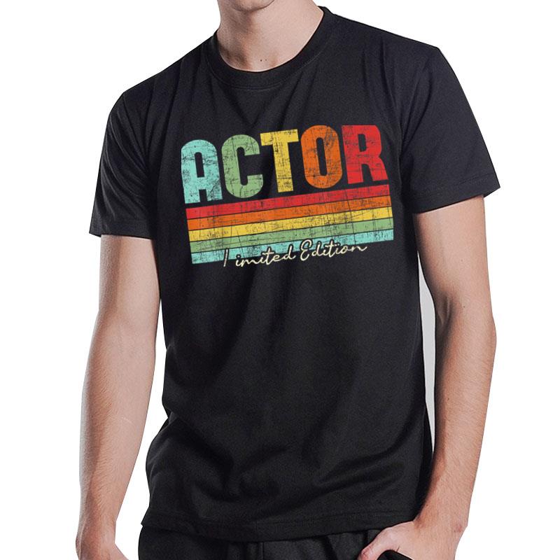 Actor Limited Edition Acting Lover Theatre Drama T-Shirt