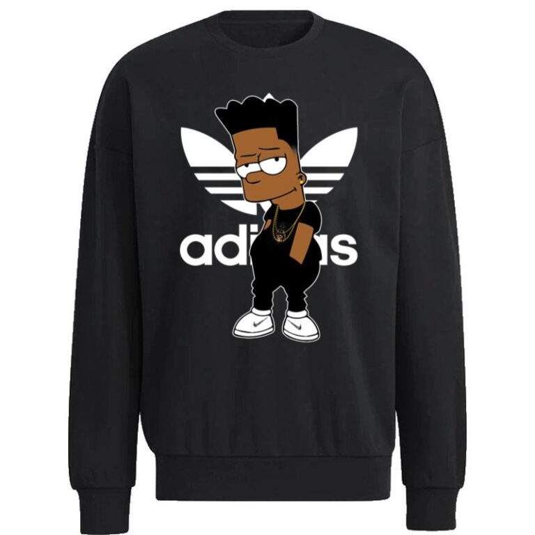 Adidas Bart Simpson Black Guy Sweatshirt