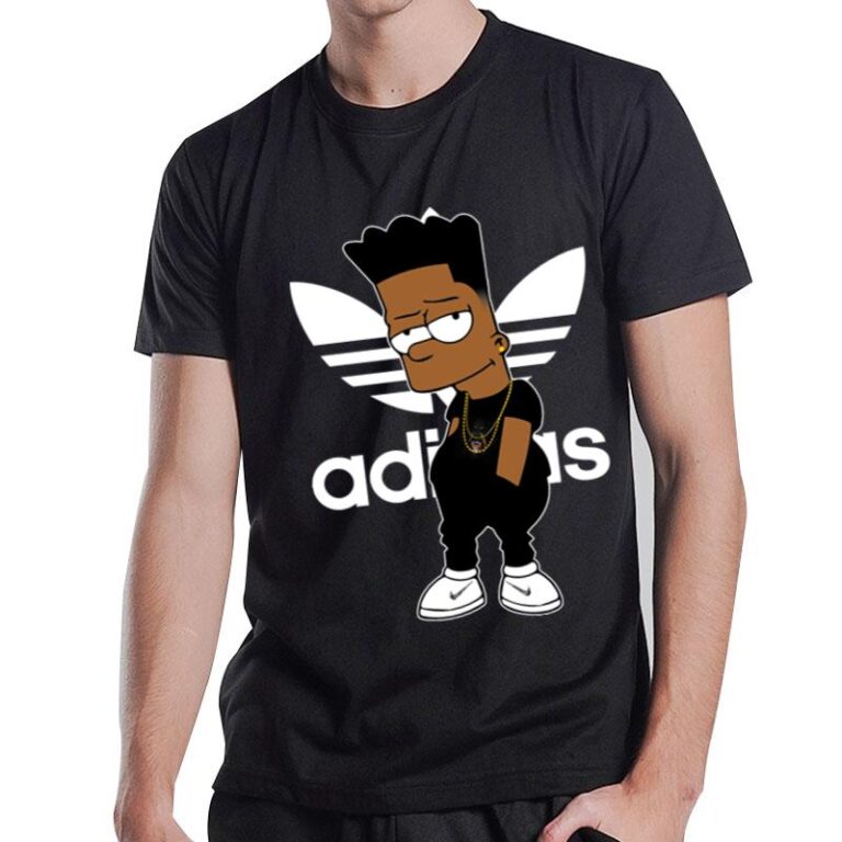 Adidas Bart Simpson Black Guy T-Shirt