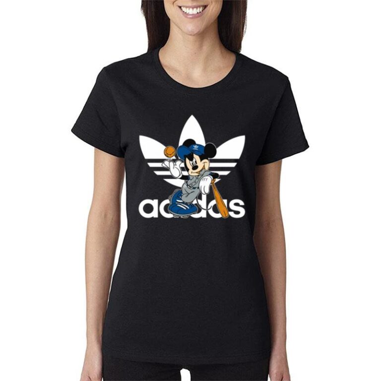 Adidas Baseball Mickey Mouse Women T-Shirt