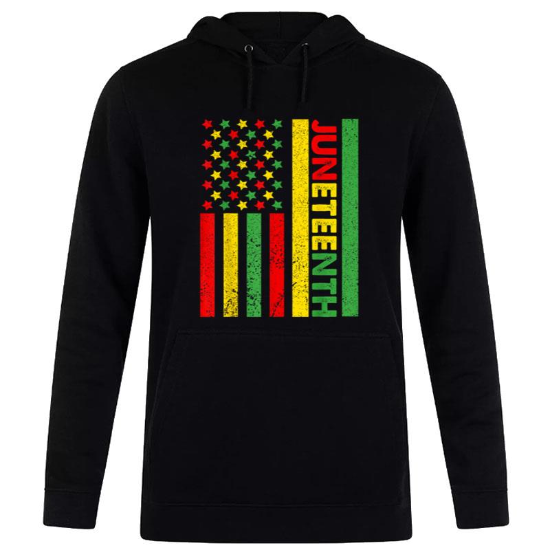 African American Flag Juneteenth Hoodie