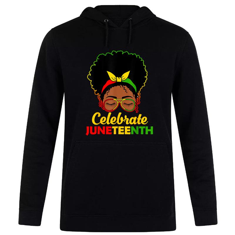 Afro Man Black Queen African American Juneteenth Hoodie