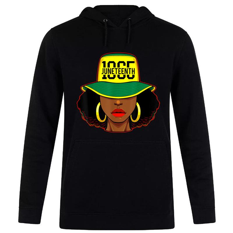 Afro Man Juneteenth 1865 Melanin Pride African American Hoodie