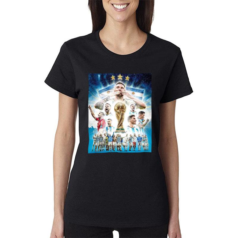 Argentina World Cup Champions Women T-Shirt