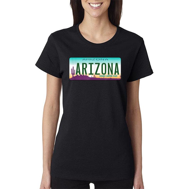 Arizona Az License Plate Classic Women T-Shirt