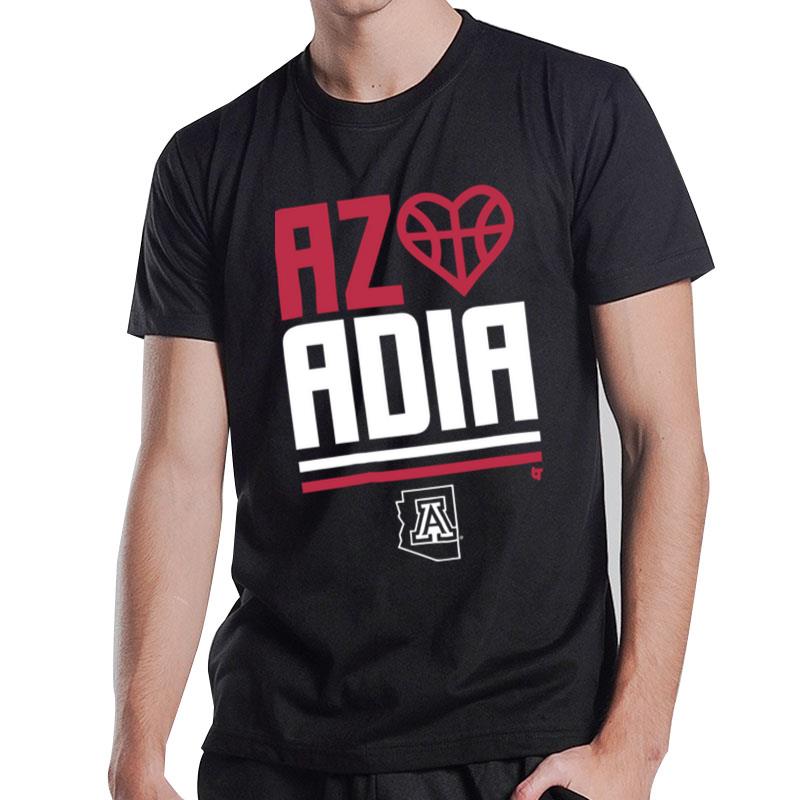 Arizona Basketball Az Loves Adia T-Shirt