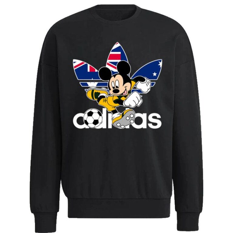 Australia Football Mickey Mouse Adidas Sweatshirt