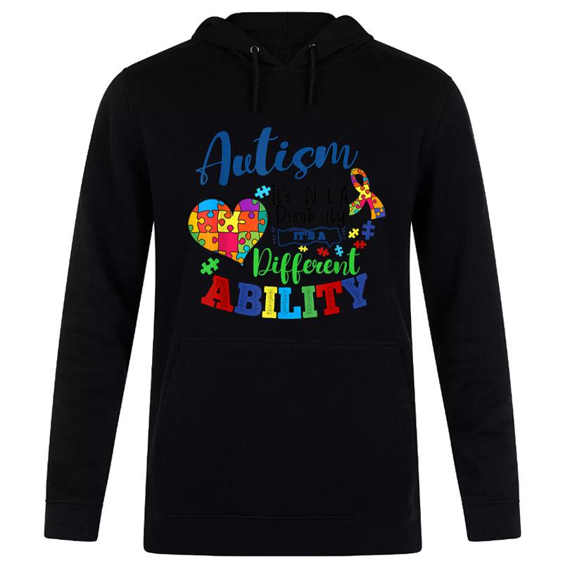 Autism It's Not A Disability It's A Different Ability Women T-Shirt