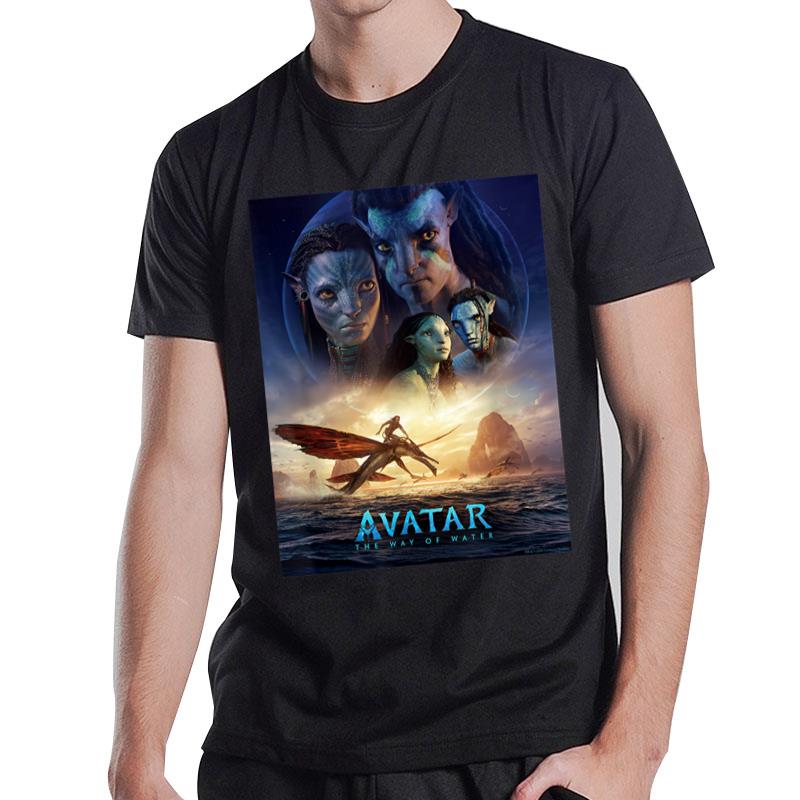 Avatar The Way of Water Theatrical Movie Poster T-Shirt