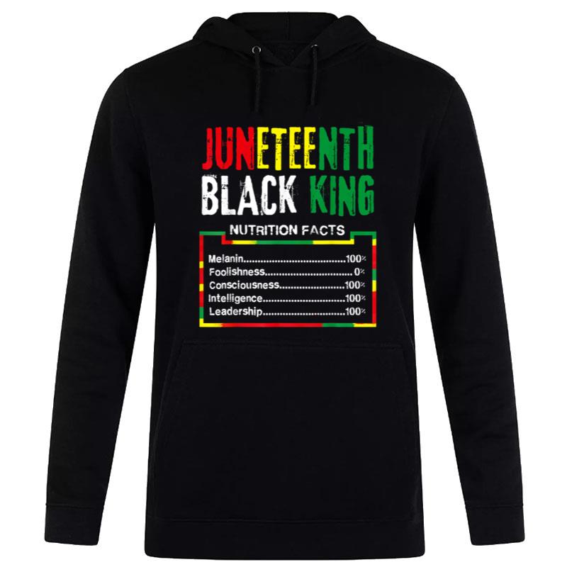 Awesome Juneteenth Black King Melanin Fathers Day Hoodie