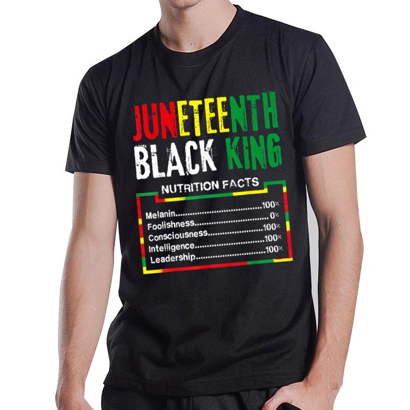 Awesome Juneteenth Black King Melanin Fathers Day T-Shirt