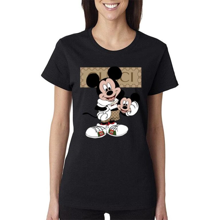 Mickey Head Gucci Women T-Shirt