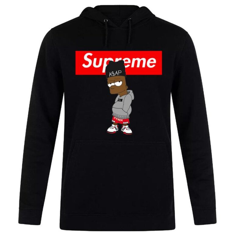 Bart Simpson Asap Rocky Supreme Hoodie