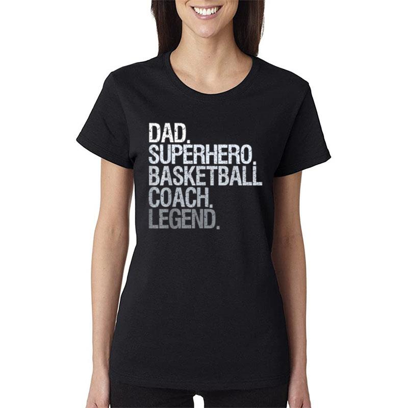 Basketball Coach Dad Women T-Shirt