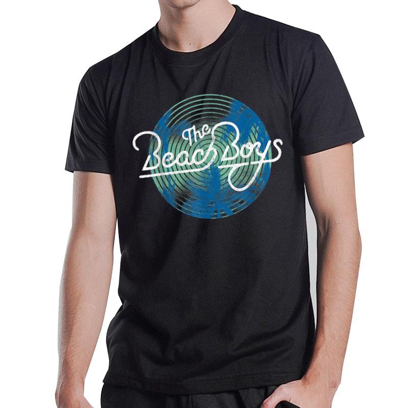 Beach Boys Circle Vibration Palm Trees T-Shirt