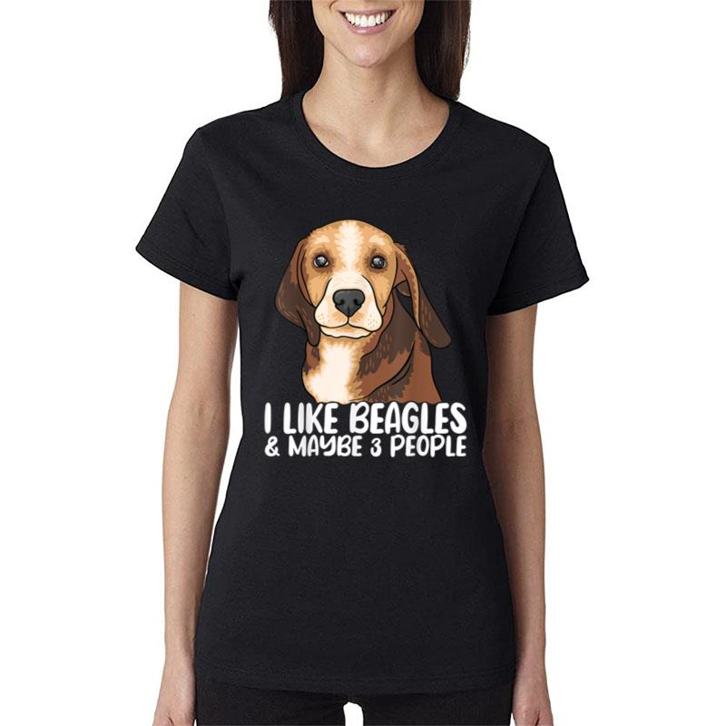 Beagle T Dog Lover Funny Beagle Beagle Women T-Shirt