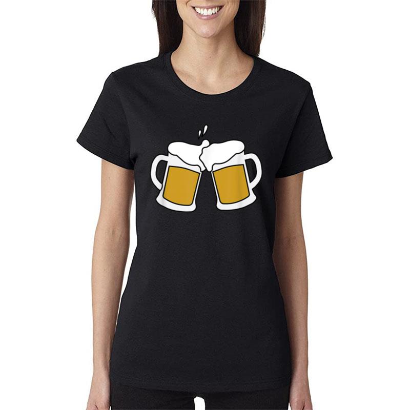 Beer Mug Cheers Drinking Women T-Shirt