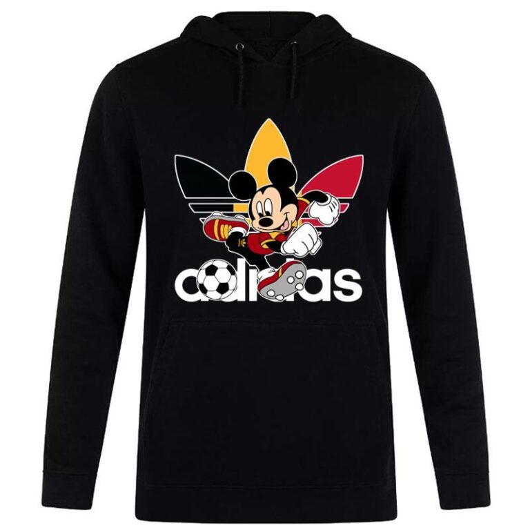 Belgium Football Mickey Mouse Adidas Hoodie