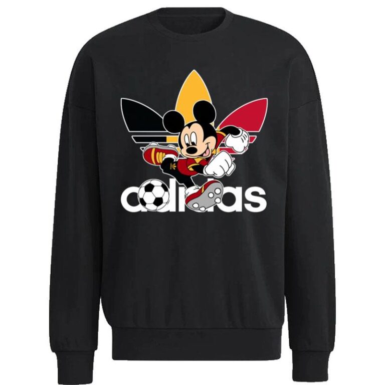 Belgium Football Mickey Mouse Adidas Sweatshirt