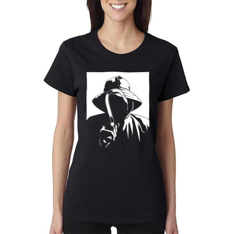 Ben Willis Horror Movie Portrait Sketch Women T-Shirt