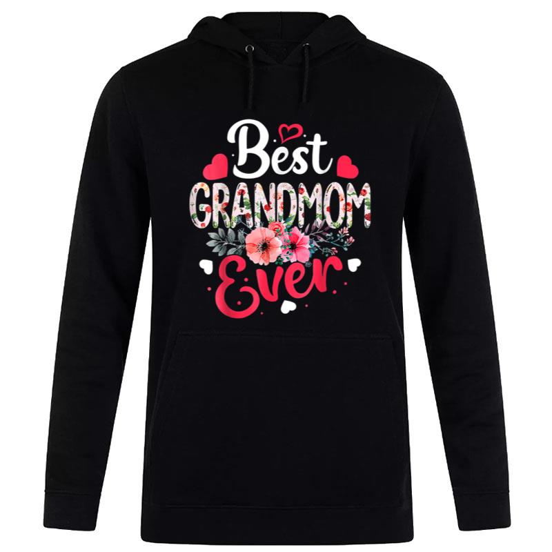 Best Grandmom Ever Funny Flower Mother's Day Clothing Women T-Shirt