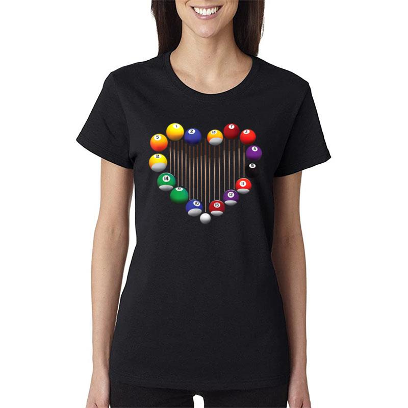 Billiard Pool Billiard Ball Women T-Shirt