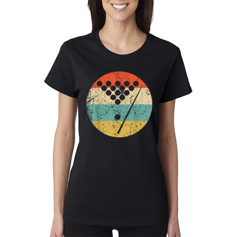 Billiards - Vintage Retro Pool Women T-Shirt